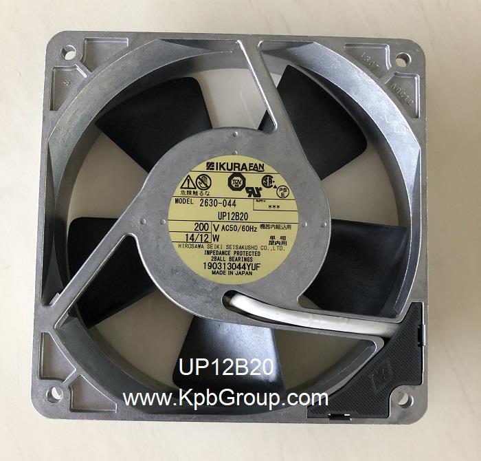 IKURA Electric Fan UP12B20,UP12B20, 2630-044, IKURA, Electric Fan, Cooling Fan, IKURA Fan,IKURA,Machinery and Process Equipment/Industrial Fan