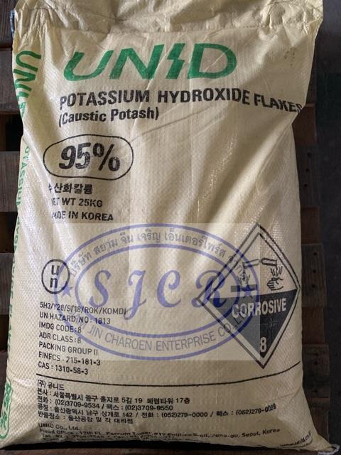 Potassium Hydroxide 95% โพแทสเซียมไฮดร๊อคไซด์,Potassium Hydroxide 95%,UNID,Chemicals/Potassium/Potassium