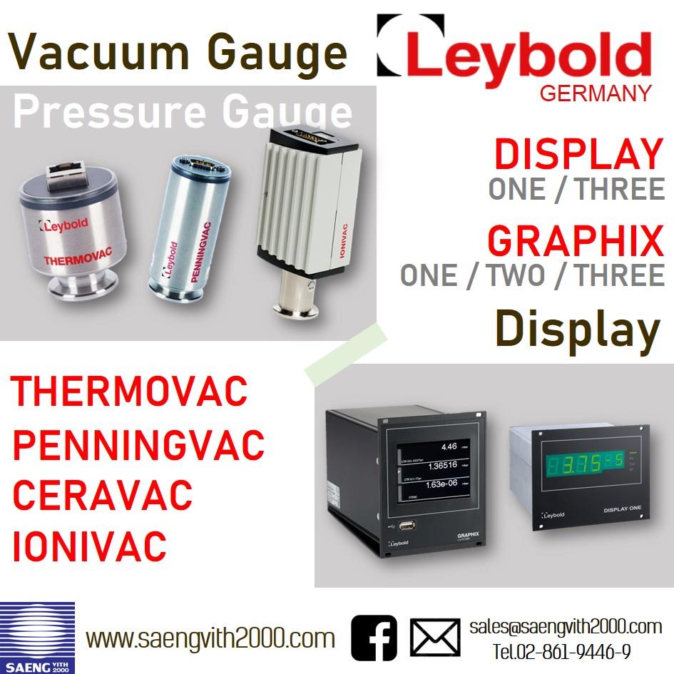 เกจวัดความดันสุญญากาศ (Vacuum Gauges),Leybold, vacuum gauge, vacuum display, vacuum pump, เกจวัดความดันสุญญากาศ,Leybold,Instruments and Controls/Gauges