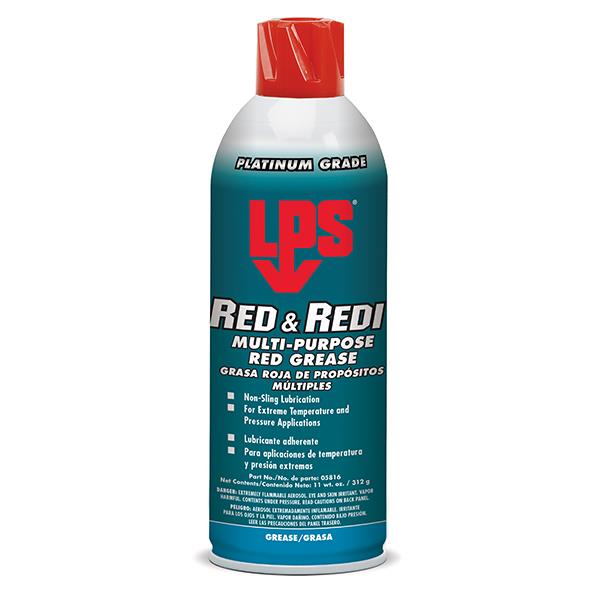 สเปรย์จาระบีแดงป้องกันการเกิดสนิมทนความร้อน LPS Red & Redi Multi-Purpose Red Grease สเปรย์จาระบีแดงทนความร้อน,สเปรย์จาระบีแดงทนความร้อน สเปรย์จาระบีแดงหล่อลื่น สเปรย์จาระบีแดงป้องกันการเกิดสนิม จาระบีให้การหล่อลื่นที่ดีเยี่ยม,แอลพีเอส/LPS,Hardware and Consumable/Industrial Oil and Lube