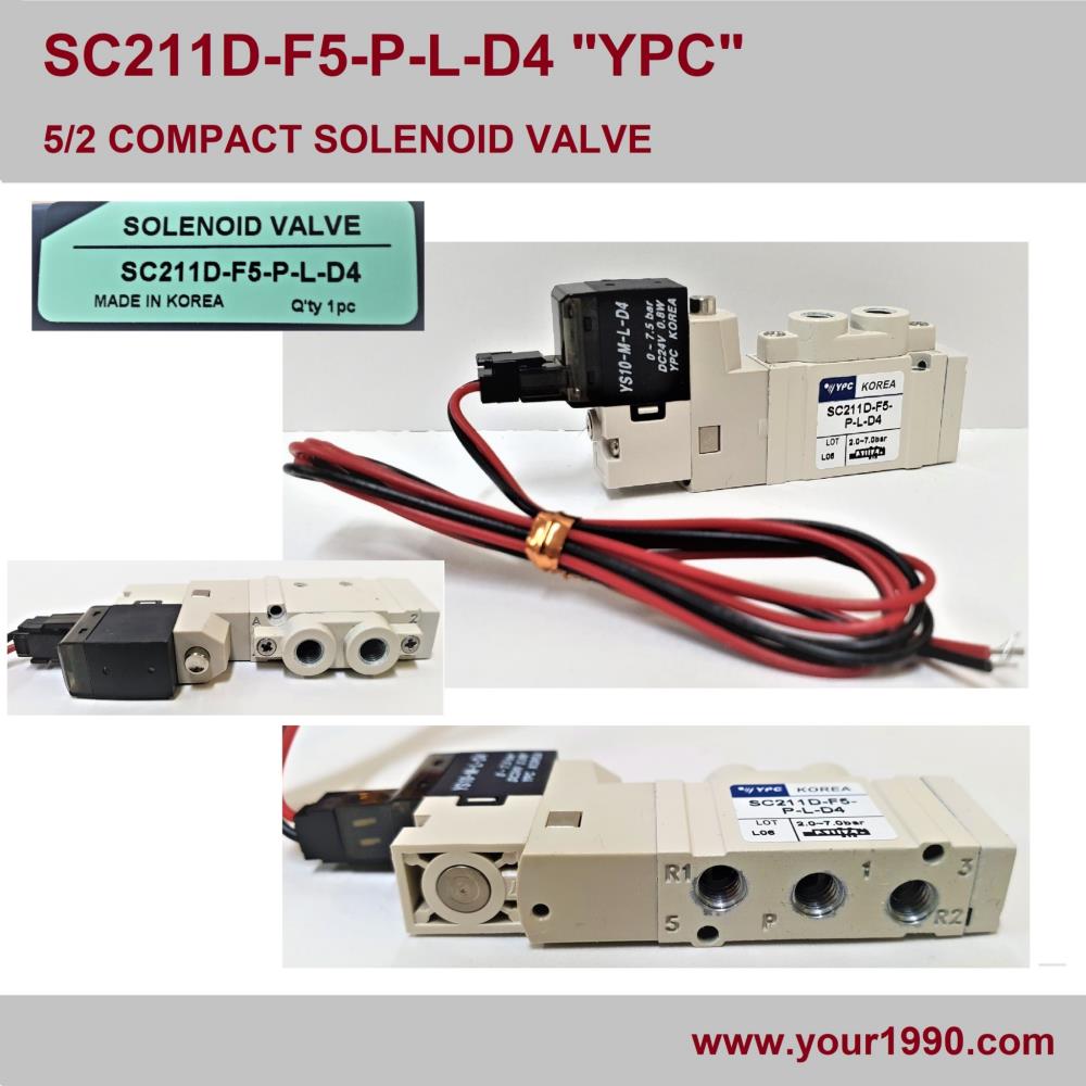 5/2 Compact Solenoid Valve,YPC/YPC 5/2 Compact Solenoid Valve/5/2 Compact Solenoid Valve/5/2 Valve/5/2 Solenoid Valve,YPC,Pumps, Valves and Accessories/Valves/Solenoid Valve