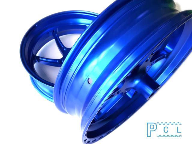Blue anodized aluminum wheels,blue anodized, anodizing, blue anodize, coating, ชุบอโนไดซ์, อโนไดซ์สีน้ำเงิน,blue anodized,Custom Manufacturing and Fabricating/Finishing Services/Anodizing