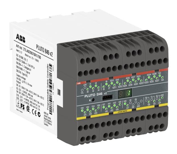 Safety relay,2TLA020070R1700 Pluto B46 V2,ABB,Electrical and Power Generation/Safety Equipment