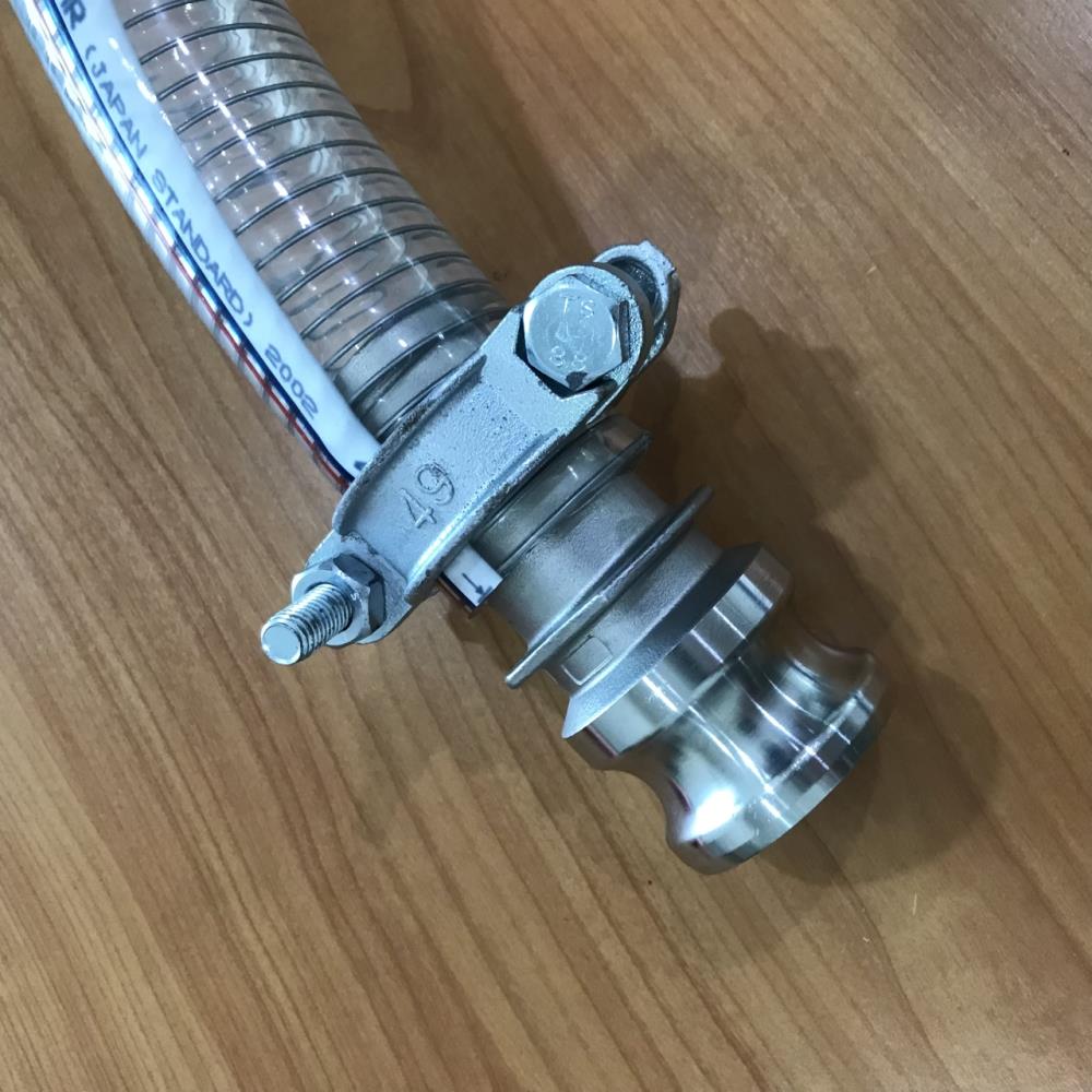 Double bolt clamp แคล้มรัดท่อ แคล้มรัดสายยาง ใช้กับสายยางไส้ลวด เข็มขัดรัดสาย SL clamp