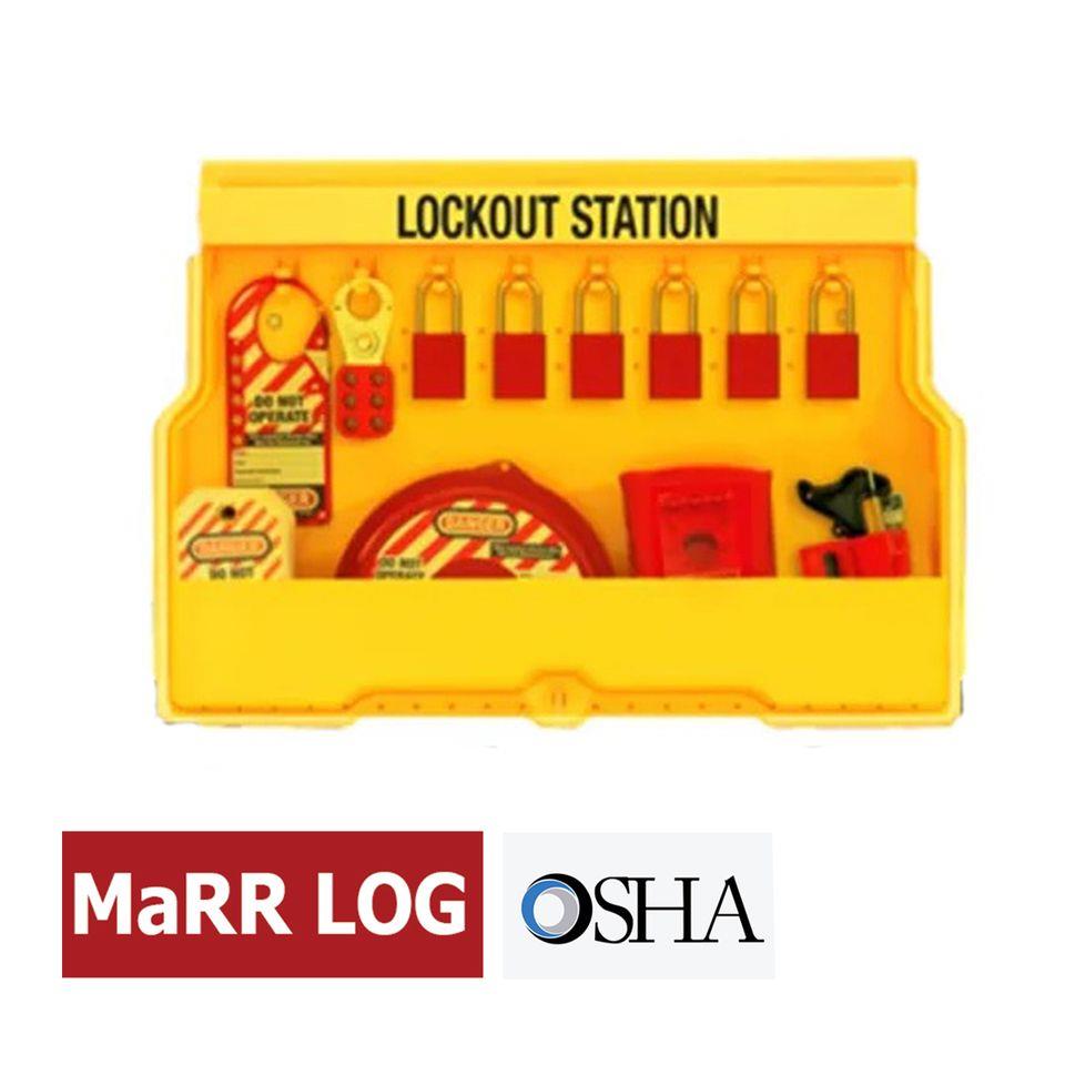 ชุดเก็บอุปกรณ์ MARRLOG PC Material Combined Lockout Station (BD-B103),กุญแจ lockout tagout Safety Padlock,MaRR LOG,Machinery and Process Equipment/Safety Equipment/Lockouts