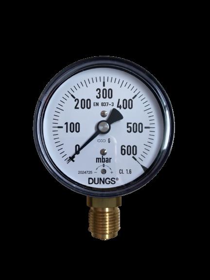 DUNGS Pressure Gauge Range: 0-600 mbar Connections: 1/2,DUNGS Pressure Gauge Range: 0-600 mbar Connections: 1/2,DUNGS Pressure Gauge Range: 0-600 mbar Connections: 1/2,Instruments and Controls/Gauges