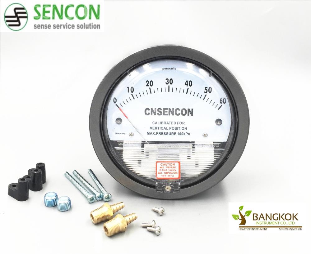 SCG Differential Pressure Gauge (CNsencon),SCG,CNsencon,Instruments and Controls/Gauges