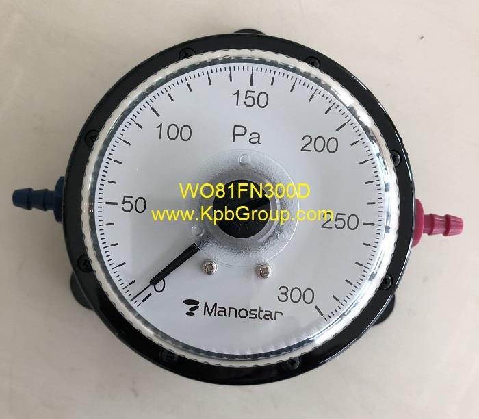 MANOSTAR Low Differential Pressure Gauge WO81FN300D, New,WO81FN300D, MANOSTAR, YAMAMOTO, Pressure Gauge, Diff Gauge, Low Differential Pressure Gauge,MANOSTAR,Instruments and Controls/Gauges