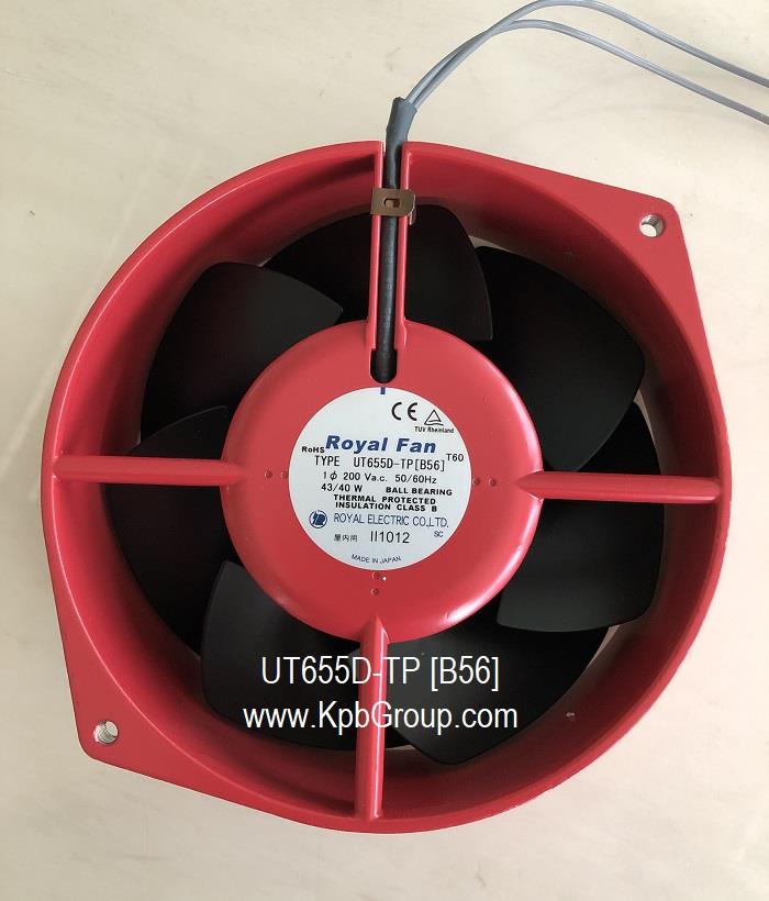 ROYAL Electric Fan UT655D-TP[B56], Red,UT655D-TP[B56], ROYAL, ROYAL Fan, Electric Fan, Cooling Fan, Axial Fan, Motor Fan ,ROYAL,Machinery and Process Equipment/Industrial Fan