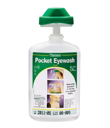 TOBIN,  TOB121, Eyewash Pocket 200ml Bottle,Eyewash Pocket, Eyewash Replacement, น้ำยาล้างตา, น้ำยาล้างตาชนิดขวด, TOB121, TOBIN,TOBIN,Plant and Facility Equipment/Safety Equipment/Safety Equipment & Accessories