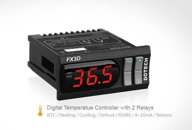 Digital Temperature Control เครื่องวัดและควบคุมระบบความเย็น,DOTECH,DOTECH,Instruments and Controls/Controllers