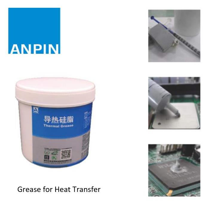 Anpin Thermal Grease, 1.0 - 5.0 W/mK,Thermal management,Anpin,Sealants and Adhesives/Adhesives