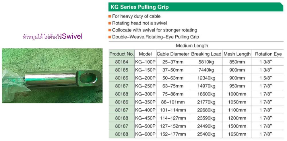 Cable Pulling Grip ตะกร้อดึงสาย แบบหัวหมุนได้,Cable Pulling Grip ตะกร้อดึงสาย,,Tool and Tooling/Other Tools