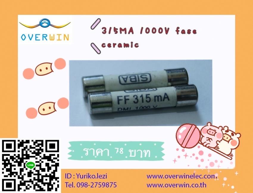 315MA 1000V SIBA Ceramic FUSE,FUSE,SIBA,Electrical and Power Generation/Electrical Components/Fuse