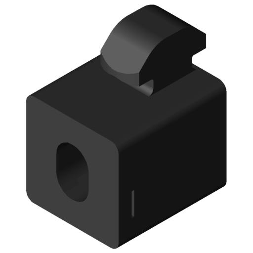 Multiblock 5 PA, black - 0.0.370.71,hinge, block, item, profiles, aluminium,item,Hardware and Consumable/Fasteners