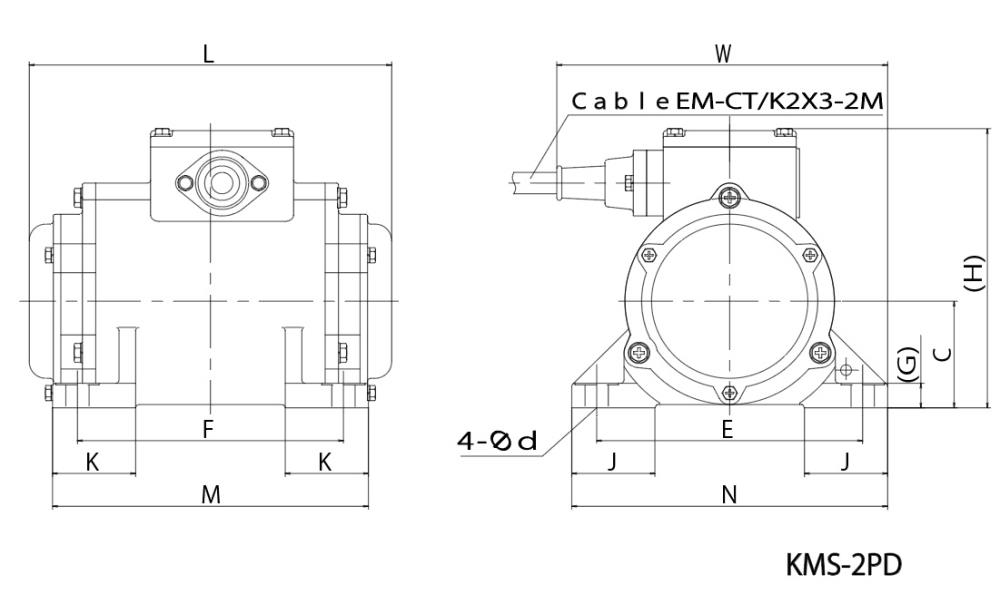 EXEN Vibration Motor KMS-2PD Series