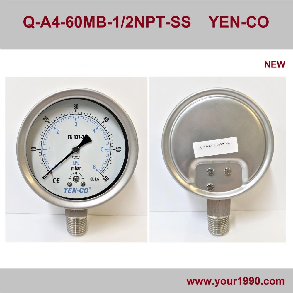  Low Pressure Gauge ,Yenco/Low Pressure Gauge/Pressure Gauge,Yenco,Instruments and Controls/Gauges