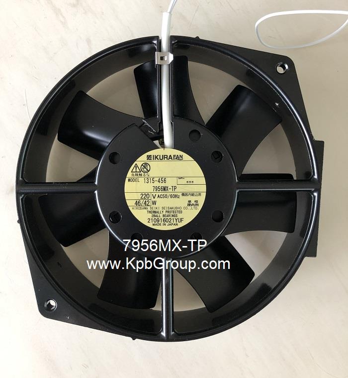 IKURA Electric Fan 7956MX-TP,7956MX-TP, 1315-456, IKURA, Electric Fan, Cooling Fan, AC Fan ,IKURA,Machinery and Process Equipment/Industrial Fan