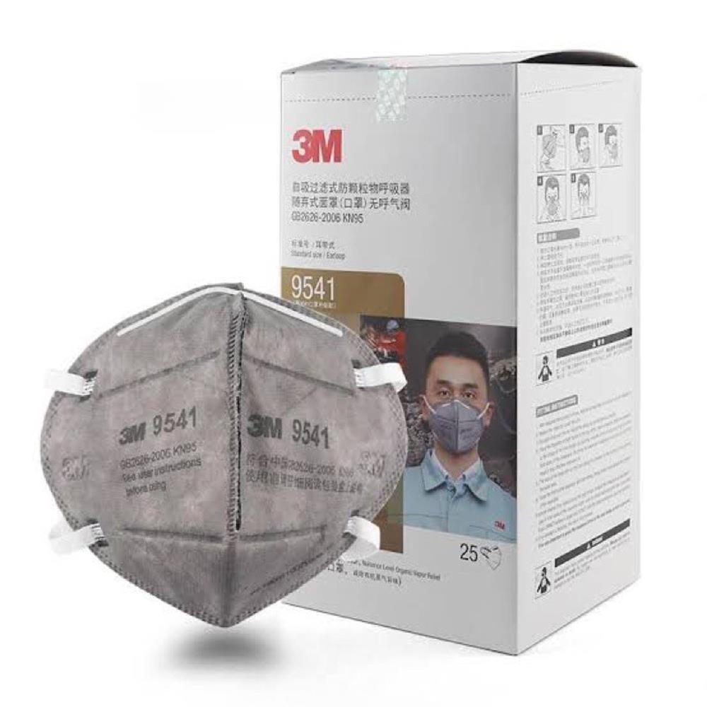 หน้ากาก 3M9541 แบบพับได้,หน้ากากกันสารเคมี, หน้ากากอนามัย,3M,Plant and Facility Equipment/Safety Equipment/Respiratory Protection