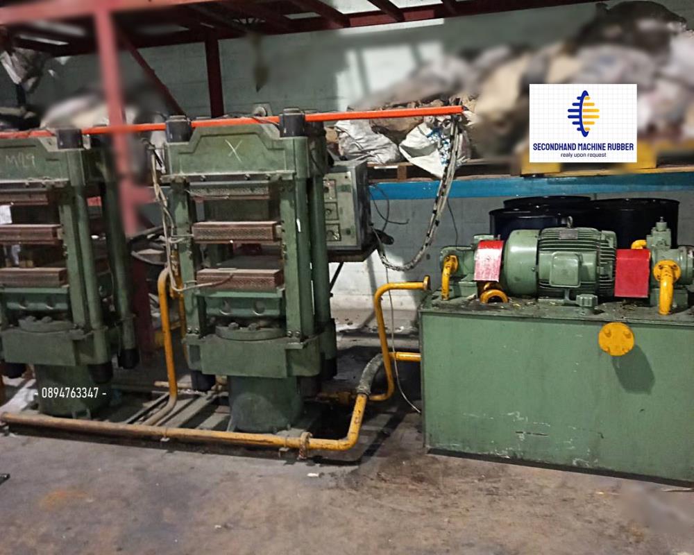 เครื่องอัด ปััม ยาง แบบ 2 หัว  Compassion machine rubber,เครื่องอัดยาง, injetion machine, secondhand machine, ,,Machinery and Process Equipment/Mixers