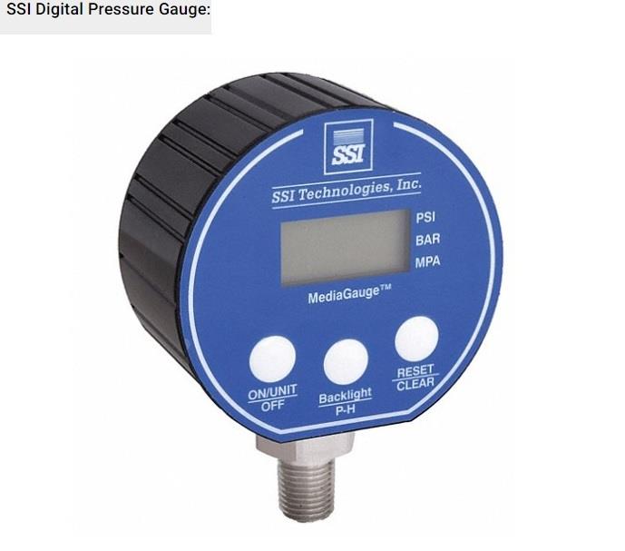 Digital Pressure Gauge,PRESSURE ,SSI,Instruments and Controls/Gauges