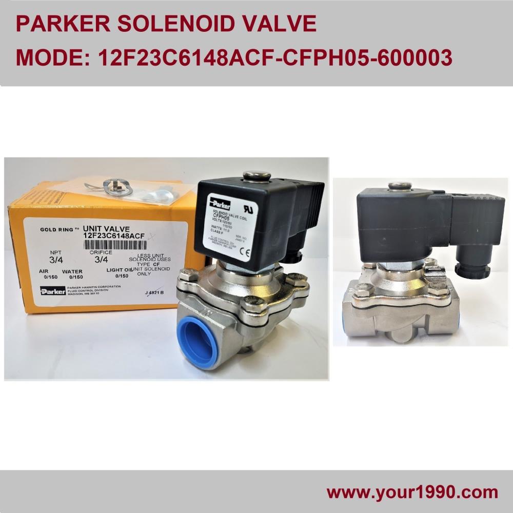 Parker Solenoid Valve,Parker/Parker Solenoid Valve/Gold Ring,Parker,Pumps, Valves and Accessories/Valves/Solenoid Valve