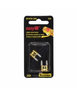 Eaton, BP/ATM-20ID, Bussmann series ATM easyID blade fuse,ฟิวส์เบลด, ฟิวส์ใบมีด, blade fuse, Bussmann series ATM easyID blade fuse, BP/ATM-20ID, Eaton,Eaton,Electrical and Power Generation/Electrical Components/Fuse