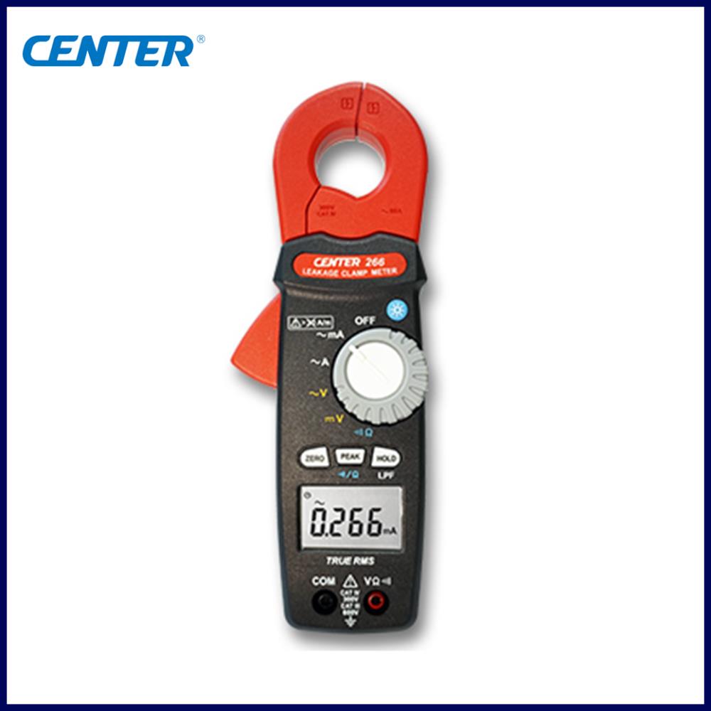 CENTER 266 : แคลมป์มิเตอร์แบบดิจิตอล (TRMS AC Leakage Clamp Meter),แคลมป์มิเตอร์ ,CENTER,Instruments and Controls/Test Equipment