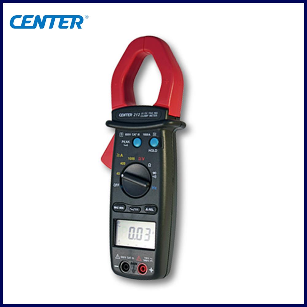 CENTER 212 แคลมป์มิเตอร์แบบดิจิตอล (TRMS AC/DC Clamp Meter),แคลมป์มิเตอร์ Clamp Meter,CENTER,Instruments and Controls/Test Equipment