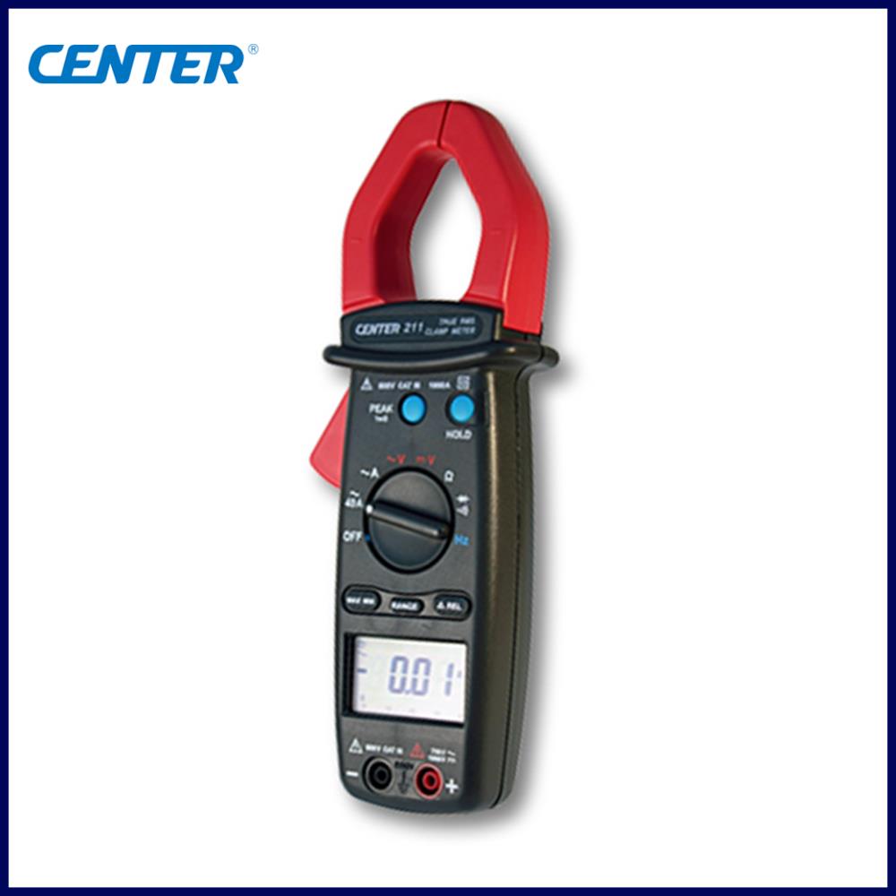 CENTER 211 แคลมป์มิเตอร์แบบดิจิตอล (TRMS AC Clamp Meter),AC Clamp Meter แคลมป์มิเตอร์แบบดิจิตอล ,CENTER ,Instruments and Controls/Test Equipment