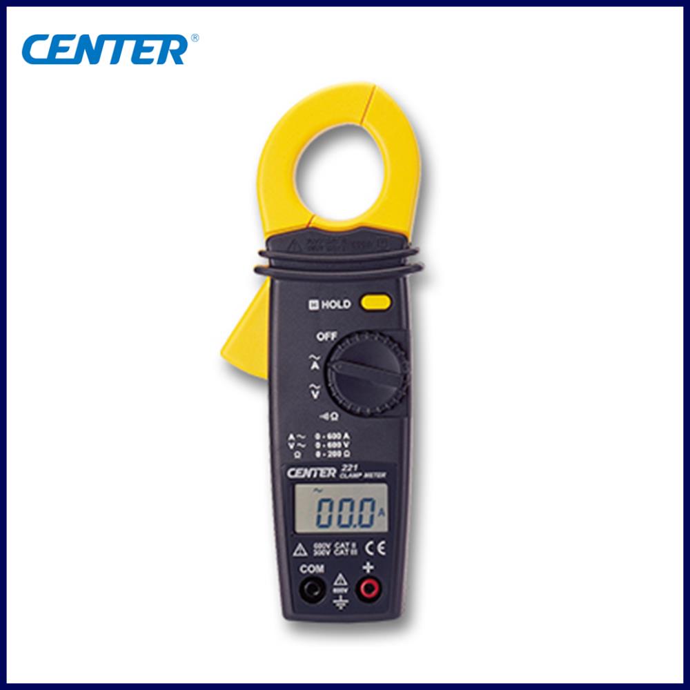 CENTER 221  แคลมป์มิเตอร์แบบดิจิตอล (AC Clamp Meter (Mini Size),แคลมป์มิเตอร์,CENTER,Instruments and Controls/Test Equipment
