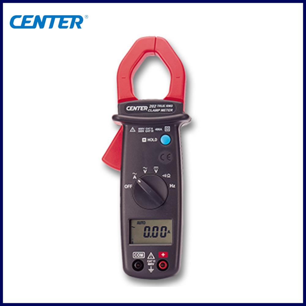 CENTER 202 แคลมป์มิเตอร์แบบดิจิตอล (TRMS AC Clamp Meter (Mini Size),แคลมป์มิเตอร์ Clamp Meter ,CENTER ,Instruments and Controls/Test Equipment