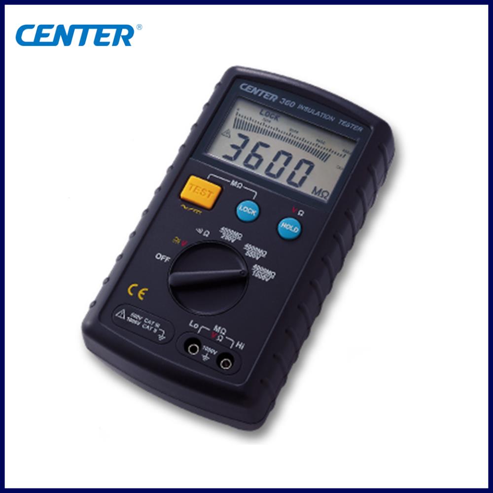 CENTER 360 เครื่องวัดฉนวนไฟฟ้า (Insulation Tester),Insulation วัดฉนวนไฟฟ้า insulation test,CENTER ,Instruments and Controls/Test Equipment