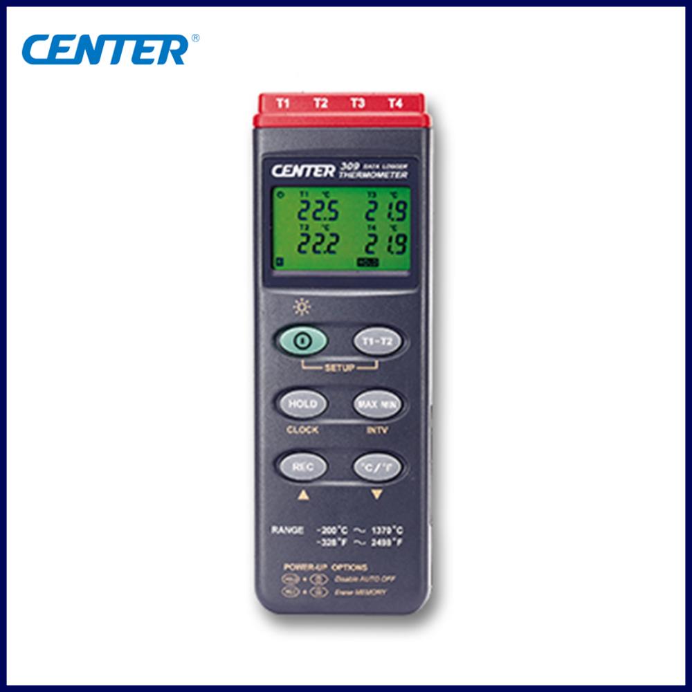 CENTER 309  เครื่องวัดอุณหภูมิบันทึกข้อมูล  (Four Channels Datalogger Thermometer),Thermometers Datalogger เครื่องวัดอุณหภูมิ,CENTER,Instruments and Controls/Thermometers