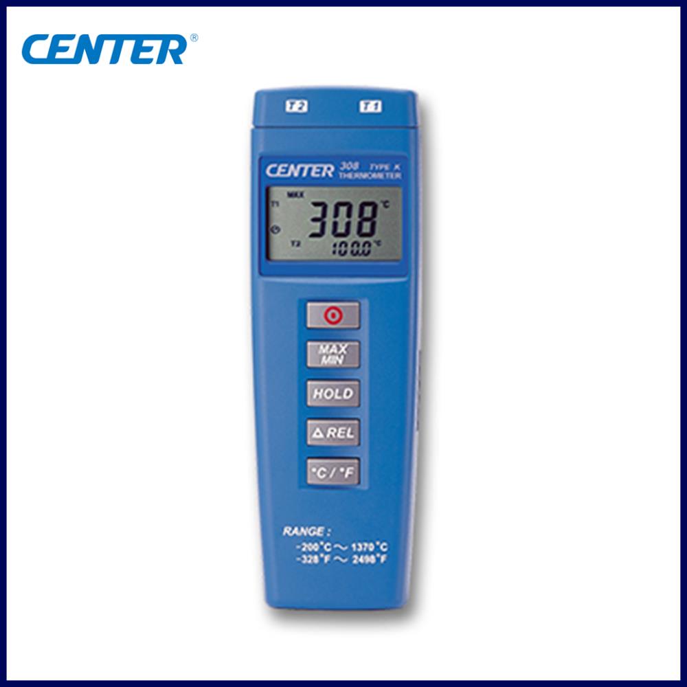 CENTER 308 เครื่องวัดอุณหภูมิ (Dual Input Thermometer),Dual Input ,CENTER,Instruments and Controls/Thermometers