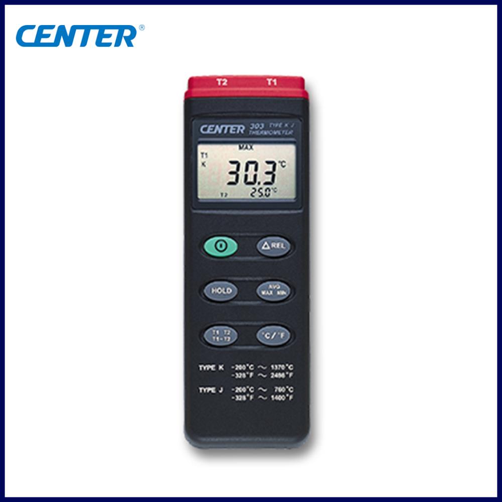 CENTER 303 เครื่องวัดอุณหภูมิ Dual Input Thermometer ,Thermometer  Dual Input,CENTER ,Instruments and Controls/Thermometers