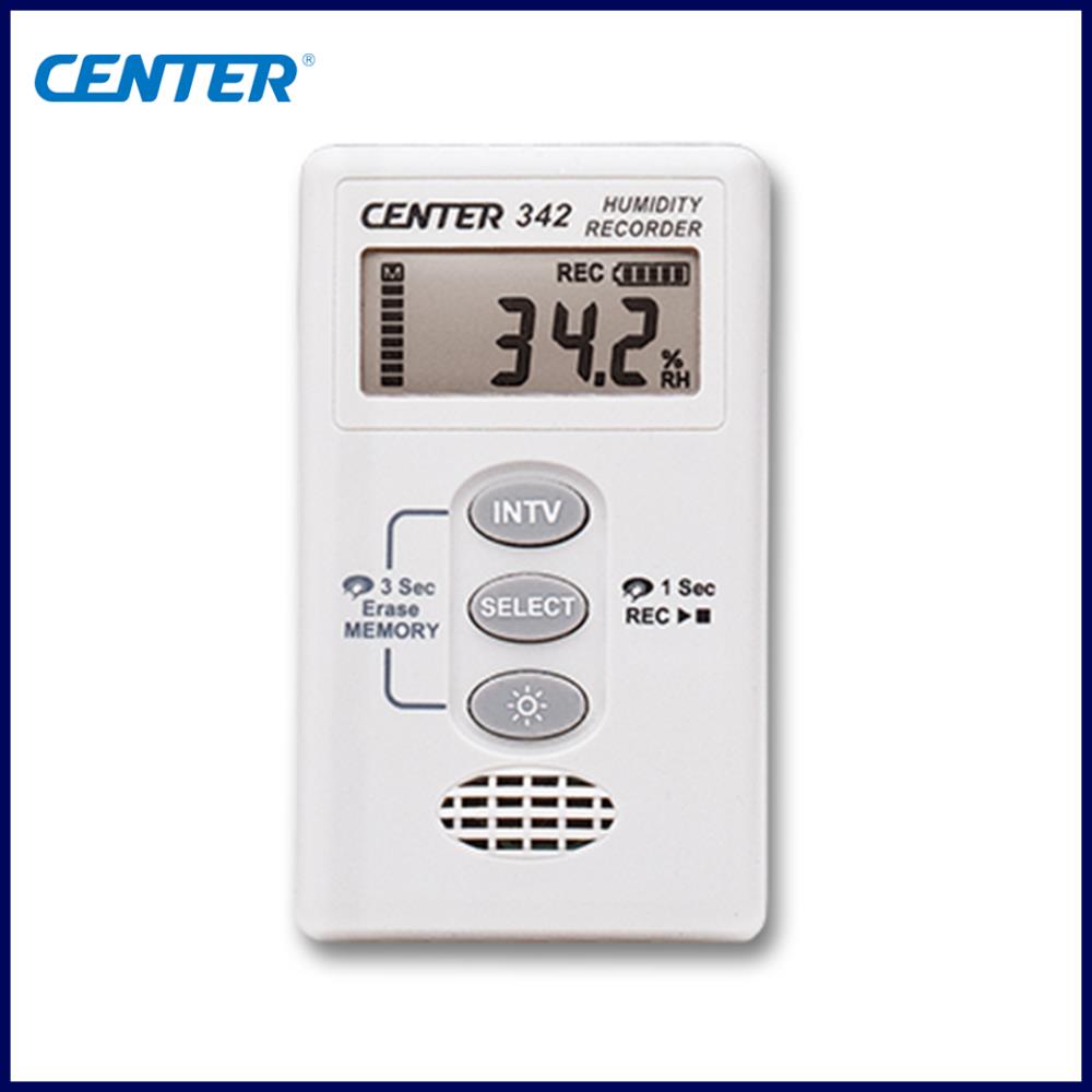 CENTER 342 เครื่องวัดอุณหภูมิความชื้นแบบ (Datalogger Temperature Humidity Recorder),เครื่องวัดอุณหภูมิ Datalogger Temperature Humidity Recorder,CENTER,Instruments and Controls/Meters