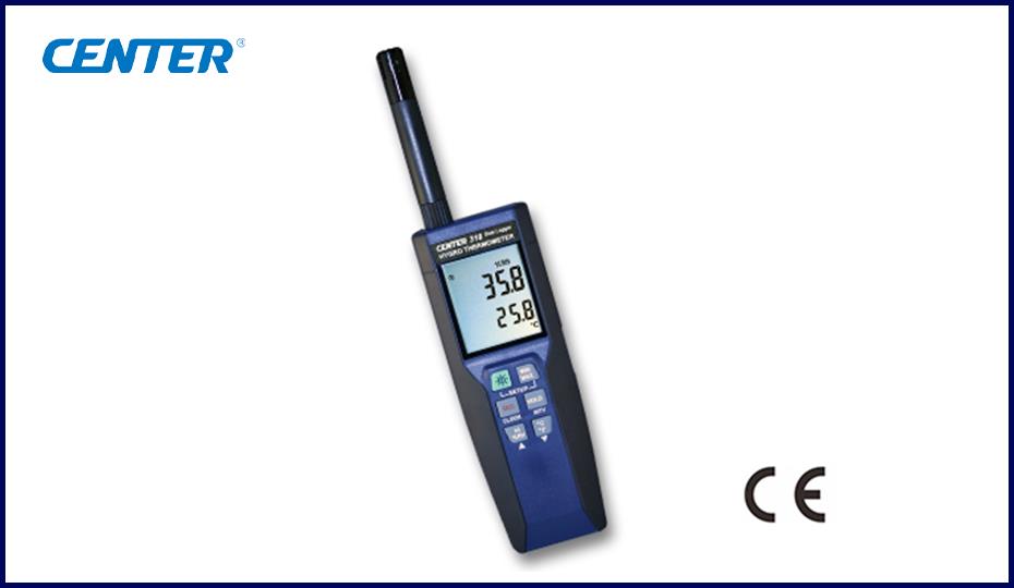 CENTER 318 เครื่องวัดอุณหภูมิความชื้น (Datalogger Hygro Thermometer)