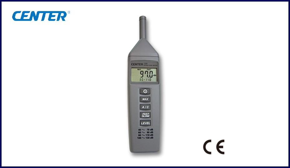CENTER 329 เครื่องวัดระดับเสียง (Sound Level Meter : Compact Size, Economy)