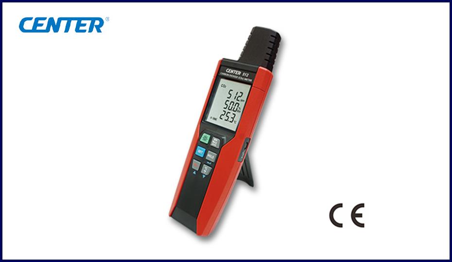 CENTER 512 เครื่องวัดคาร์บอนไดออกไซด์ (Datalogger Carbon Dioxide (CO2) Meter (NDIR)