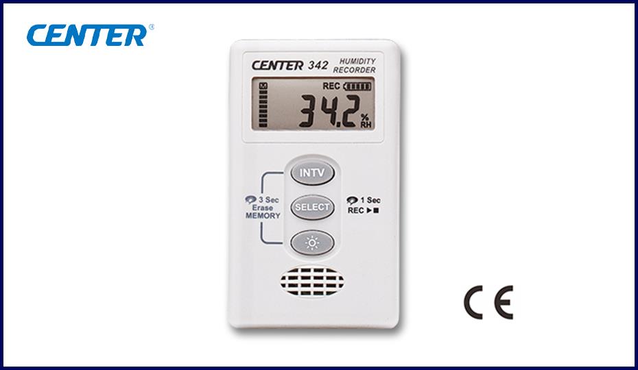 CENTER 342 เครื่องวัดอุณหภูมิความชื้นแบบ (Datalogger Temperature Humidity Recorder)