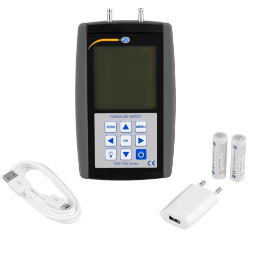 เครื่องวัดอัตราการไหลวัดลมในท่อ  Air Flow Meter PCE-PDA 10L