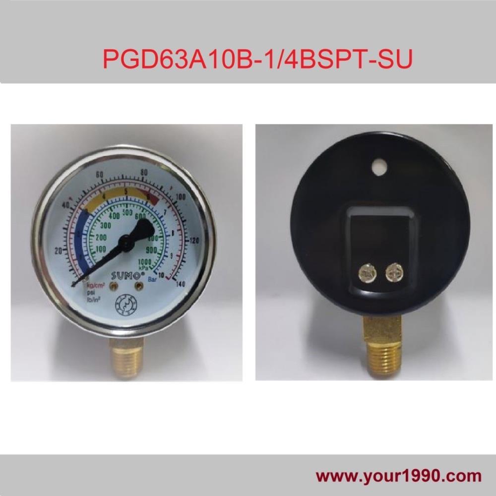 Dry Pressure Gauge,Dry pressure gauge/Pressure Gauge/เกจ/เกจแบบแห้ง,SUMO,Instruments and Controls/Gauges