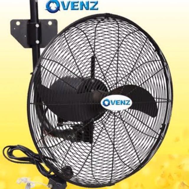 พัดลมแบบติดผนัง 30" VENZ,พัดลมใบดำ#พัดลมไก่ #พัดลมสองใบ #พัดลมใหญ่ #fan #fan ventilator #พัดลมแขวน,VENZ,Machinery and Process Equipment/Blowers