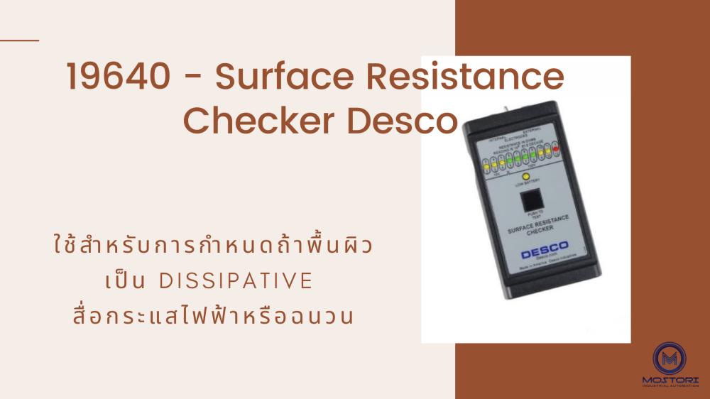 Surface Resistance Checker Desco -19640