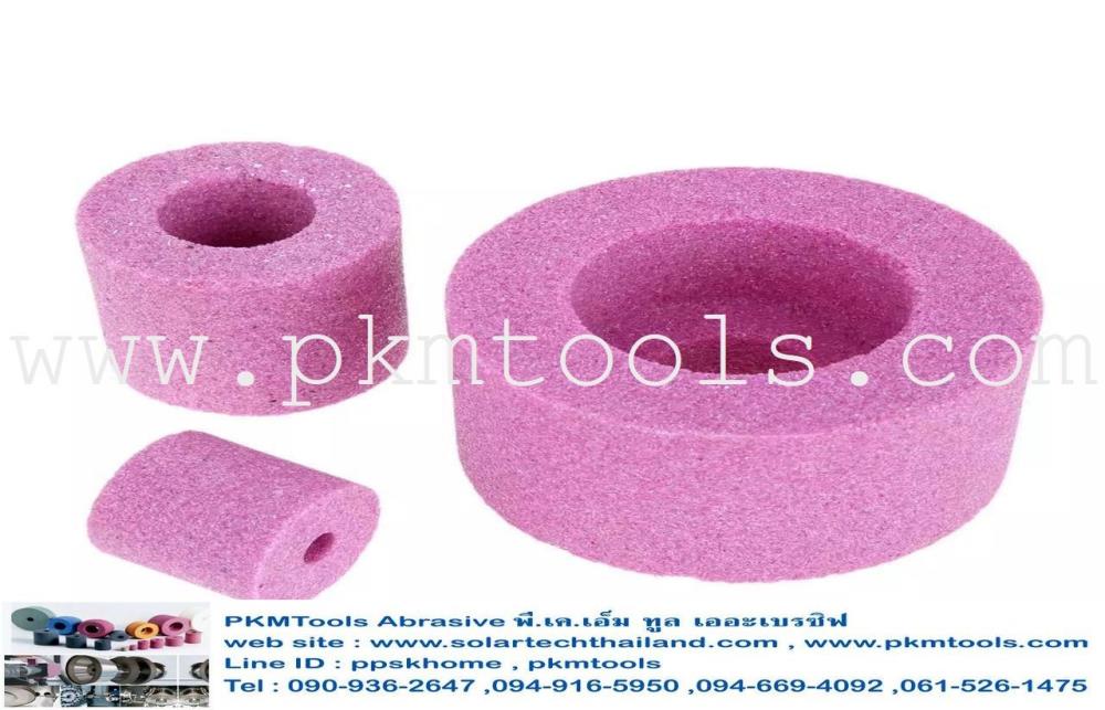 PKMTools หินเจียรรูใน Internal Grinding สีชมพู PA , สีเขียว GC , สีน้ำตาล 38A , สีเทาควันบุหรี่ 32A