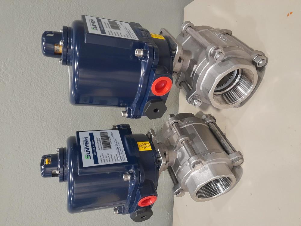 ELECTRIC ACTUATOR,"SUNYEH"TAIWAN ELECTRIC ACTUATOR ON-OFF 220VAC/24VDC WITH BUTTERFLY,Sunyeh,Pumps, Valves and Accessories/Valves/Solenoid Valve
