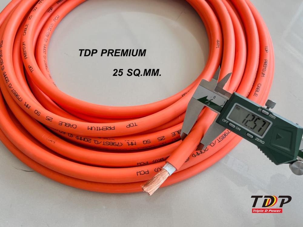 สายเชื่อม TDP PREMIUM CABLE ขนาด 25SQ.MM FULLY COPPER ทองแดงแท้ 100% Orange,สายเชื่อมสำเร็จ,สายเชื่อม, Bi-flex,Tricab,TDP PREMIUM,Machinery and Process Equipment/Welding Equipment and Supplies/Welding Equipment