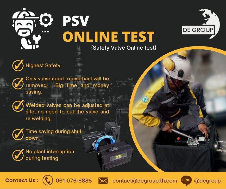 PSV Online test (Safety Valve Online test),Valve Service , รับซ่อมวาล์ว , ซ่อมวาล์วอุตสาหกรรม , Valve Service and Repair , Safety valve , Online Test,,Pumps, Valves and Accessories/Valves/Safety Valve