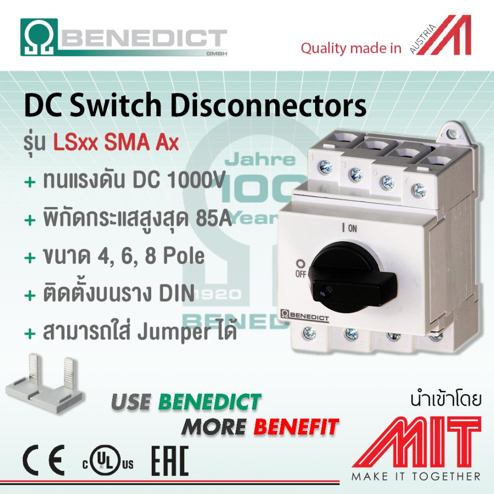 DC Switch Disconnectors,DC switch disconnectors,Benedict,Instruments and Controls/Switches
